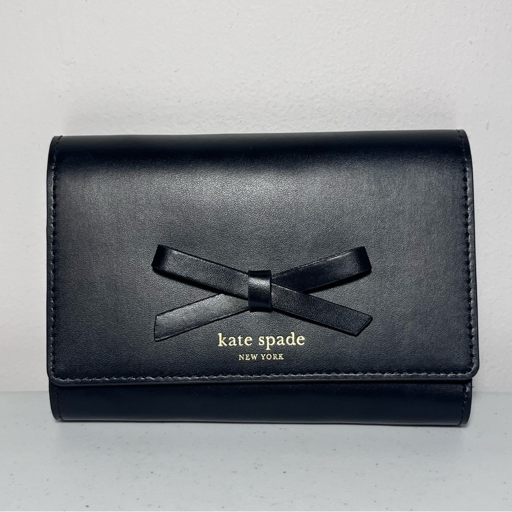 NWT Kate Spade Black Sawyer Street Callie Clutch Wallet - Picture 2 of 10